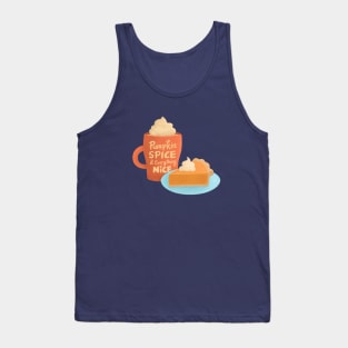Pumpkin Spice and Everything Nice, Latte and Pie Tank Top
